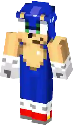 Sonic The Hedgehog (1991) - Sonic Minecraft Skin