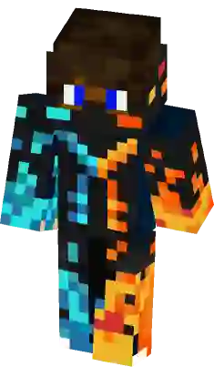 Fire & Ice Herobrine girl