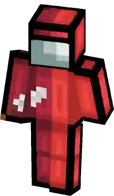 sus among us red Minecraft Skin