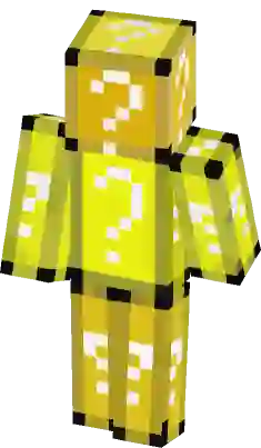 Lucky block guy Minecraft Skin