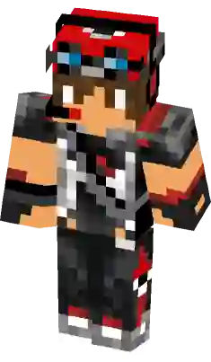 Red - Pokemon Trainer Contest Minecraft Skin Illustration Png