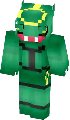 Mega Rayquaza Shiny Minecraft Skin