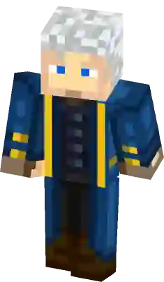 Vergil Devil May Cry 3 (hair down) Minecraft Skin