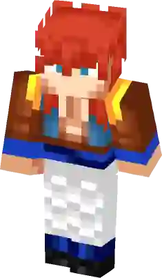 Gogeta Dragon Ball Z Version Minecraft Skin