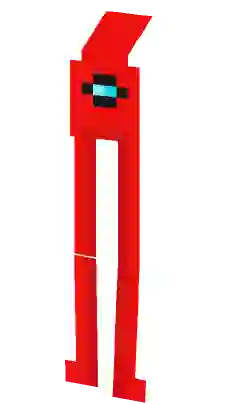 sus among us red Minecraft Skin