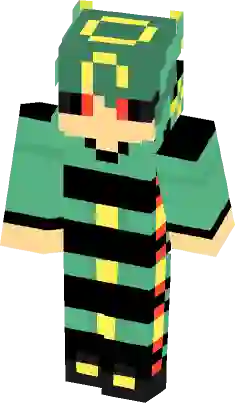 Mega Rayquaza Shiny Minecraft Skin