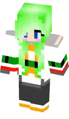 Half Ender Dragon Girl ✨ Minecraft Skin