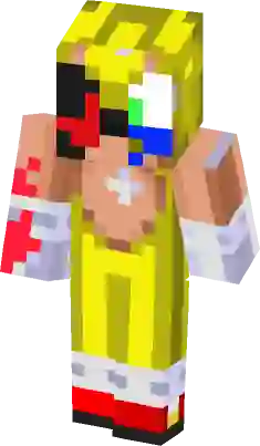 Sonic Exe Skin - Minecraft PNG Image