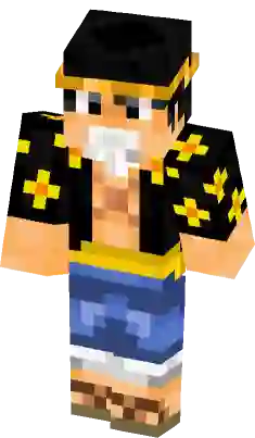 white luffy  Minecraft Skins