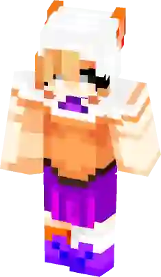 Funtime Foxy  Five Nights at Freddy's Sister Location (Lolbit alternative  in description) Minecraft Skin