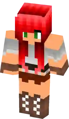 Minecraft Skin, vulpini, herobrine, Ponytail, minecraft Mods