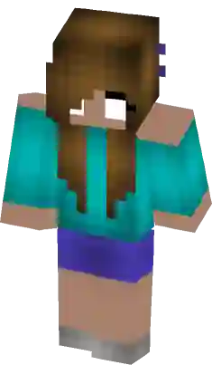 Herobrine girl Minecraft Skins