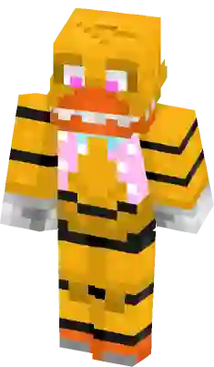 Fnaf 2 Withered Chica Minecraft Skin