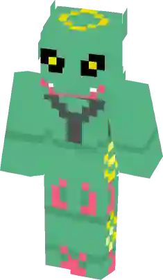 Mega Rayquaza Shiny Minecraft Skin