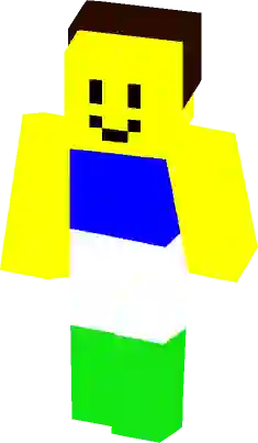 roblox noob, Minecraft Skin