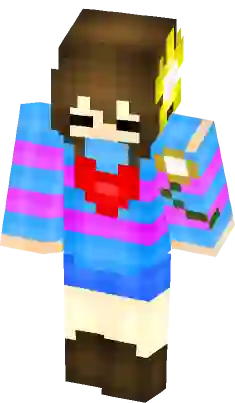 frisk from undertale Minecraft Skin