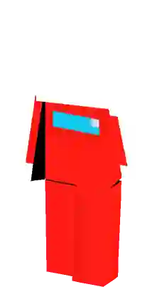 sus among us red Minecraft Skin