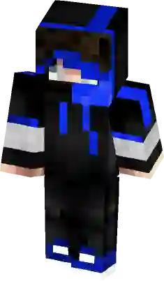 Blue Herobrine, Minecraft Skin