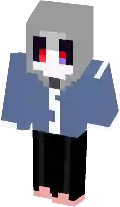 FNF dust sans  Minecraft Skin