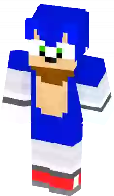 Majin Sonic Minecraft Skin