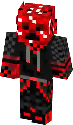 Red Creeper Minecraft Skins