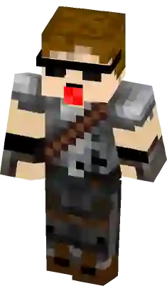 Herobrine Hunter Minecraft Skin