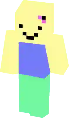 Gaming Skins: ROBLOX Noob Minecraft Skin