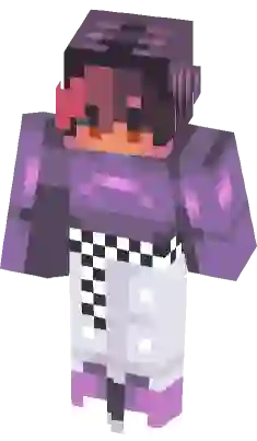 minecraft girl skins with purple hair