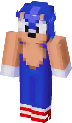 Sonic  Classic Look Minecraft Skin