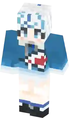 sus gura  Minecraft Skin