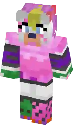 FNAF SB: Roxanne Wolf (Roxy's Raceway Edit) Minecraft Skin