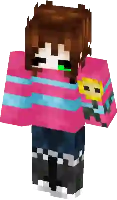 Bits and Pieces Mod Frisk Minecraft Skin