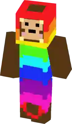 Rainbow sheep Minecraft Skins