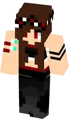 Cute Gangster Tomboy Girl, Minecraft Skin