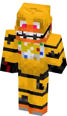 Fnaf 2 Withered Chica Minecraft Skin