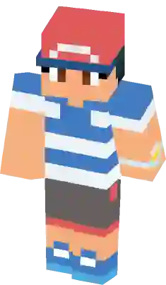 Pokemon - Ash Ketchum [Alola] Minecraft Skin