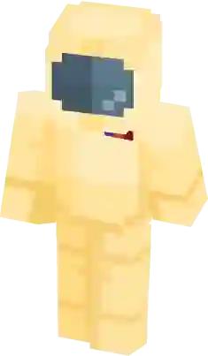 Sus Amogus Yellow Minecraft Skin