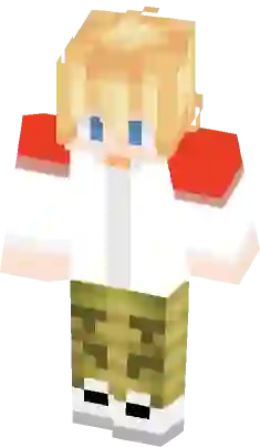 Tubbo dressing up as his Minecraft Skin 