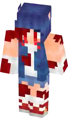 Tails.EXE in Sonic.EXE hoodie Minecraft Skin