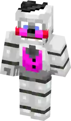 Funtime Foxy  Five Nights at Freddy's Sister Location (Lolbit alternative  in description) Minecraft Skin