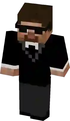 Herobrine With Beard and New Clothes Minecraft Skin