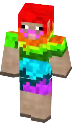 Rainbow sheep Minecraft Skins