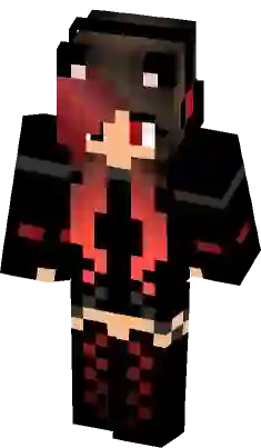 blue and red tiktok minecraft skin