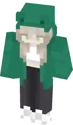 Box man with poker face Minecraft Skin