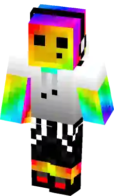 rainbow slime minecraft skin