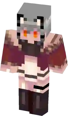 minecraft wolf girl anime