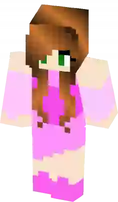 minecraft skin girl brown hair