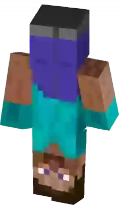 The man with upside down face Minecraft Skin