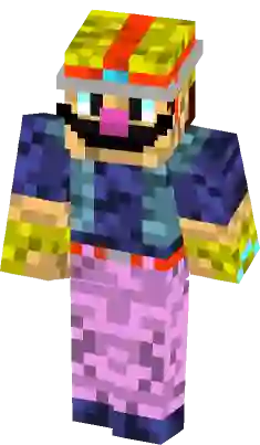 minecraft skin wario belly