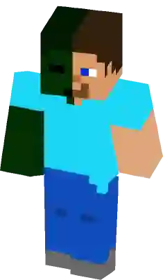 Zombie Herobrine(3d better in Preview) Minecraft Skin